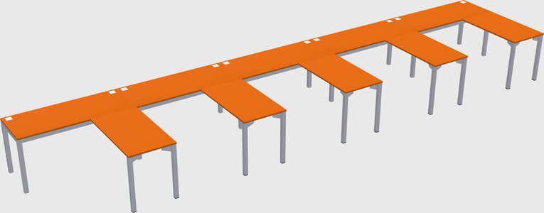L-shaped desk
