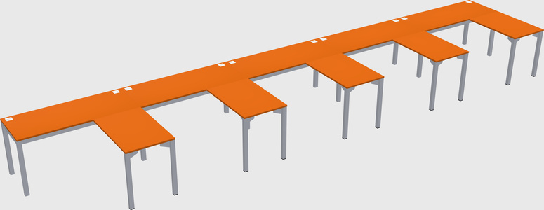 L-shaped desk