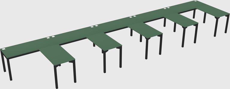 L-shaped desk