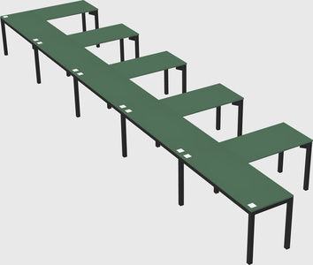 L-shaped desk