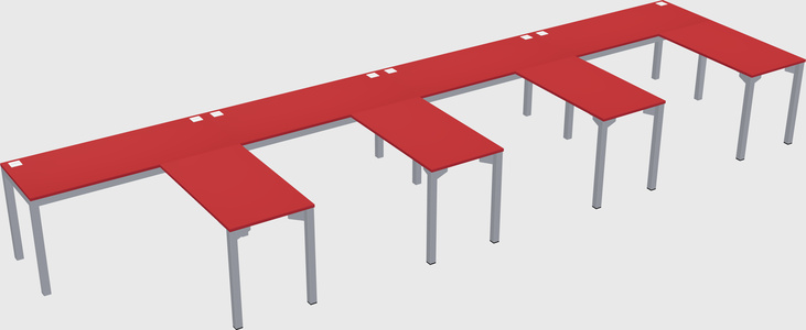 L-shaped desk
