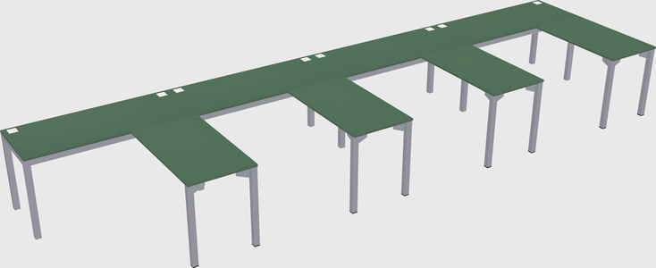 L-shaped desk