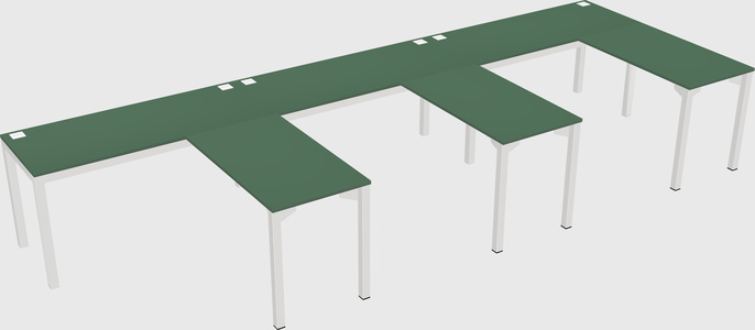 L-shaped desk