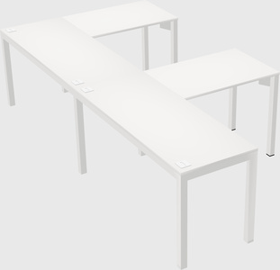 L-shaped desk