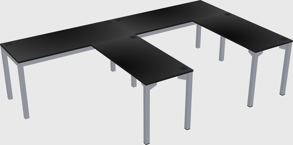 L-shaped desk