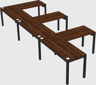 L-shaped desk
