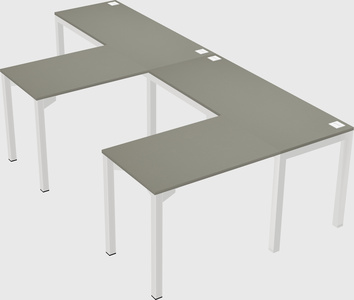 L-shaped desk