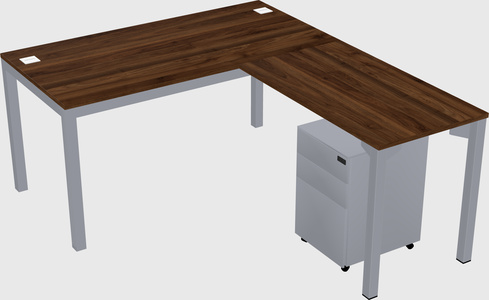 L-shaped desk