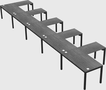 L-shaped desk