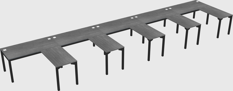L-shaped desk