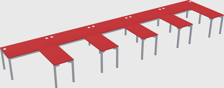 L-shaped desk