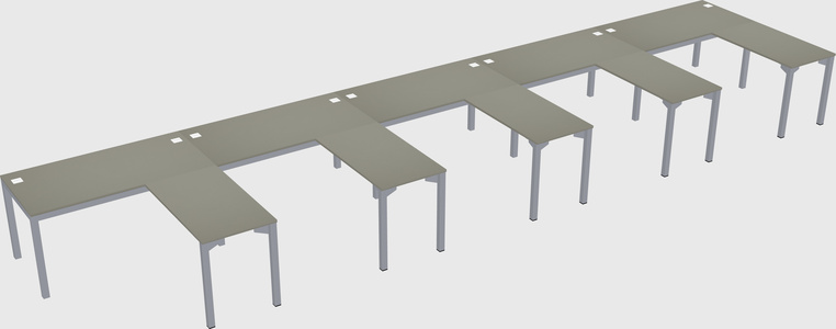 L-shaped desk