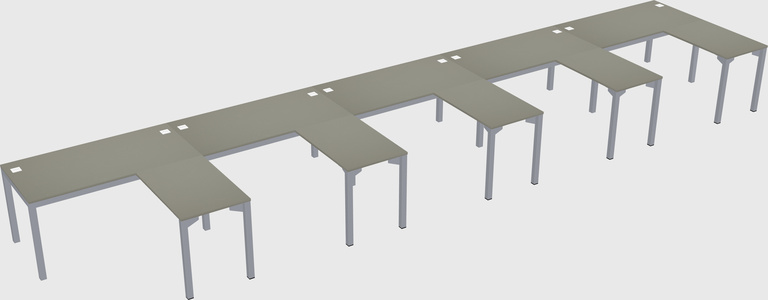 L-shaped desk