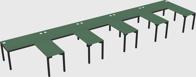 L-shaped desk