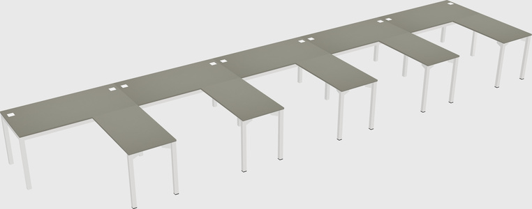 L-shaped desk