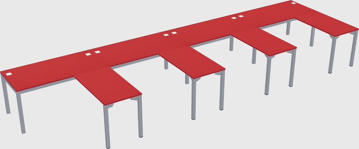 L-shaped desk