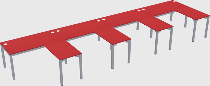 L-shaped desk