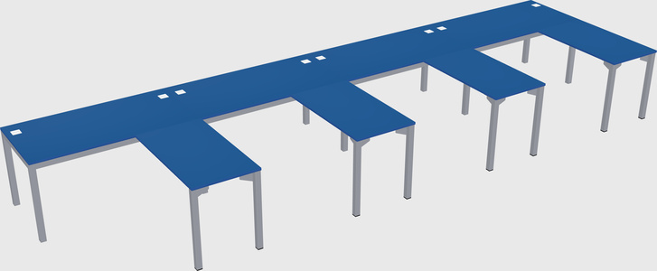 L-shaped desk