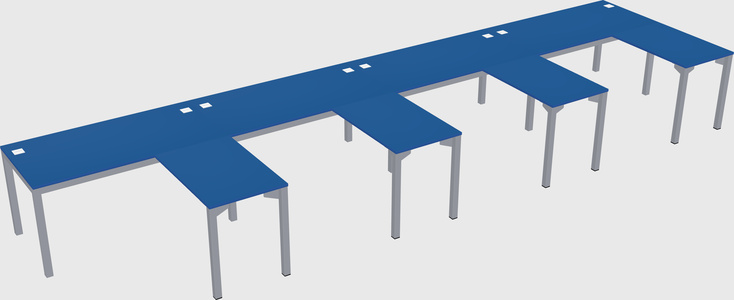 L-shaped desk
