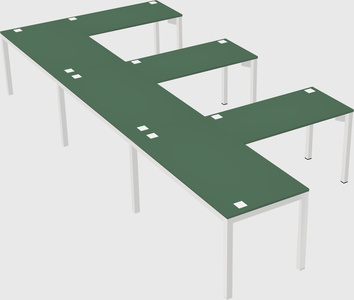 L-shaped desk