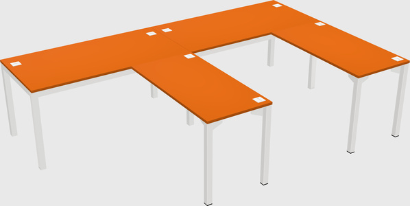 L-shaped desk