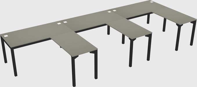 L-shaped desk