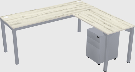 L-shaped desk
