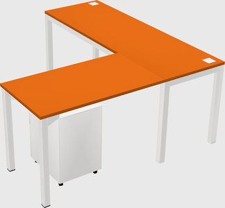 L-shaped desk