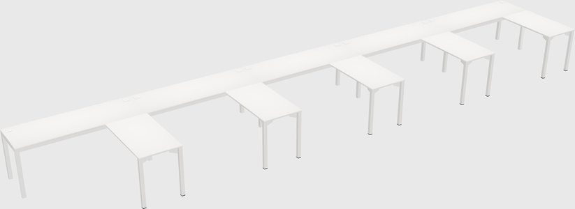 L-shaped desk