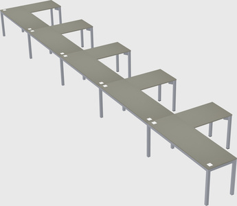 L-shaped desk
