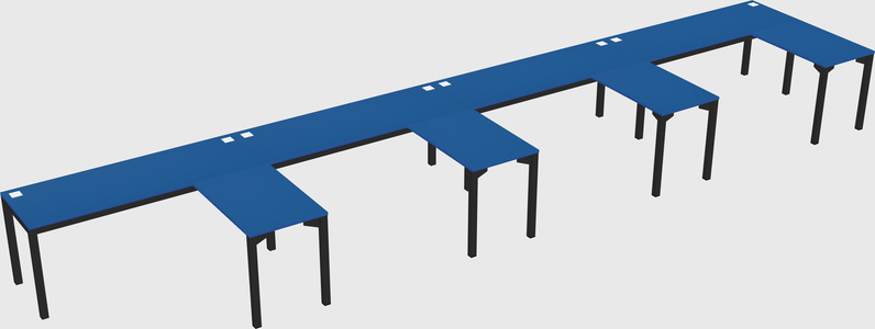 L-shaped desk