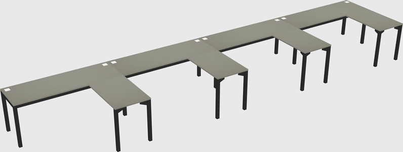 L-shaped desk