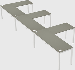 L-shaped desk
