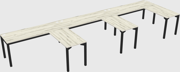 L-shaped desk