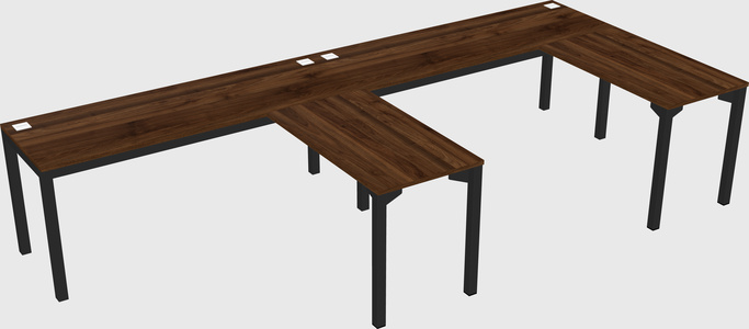 Bureau en forme de l