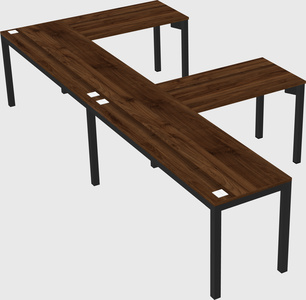 Bureau en forme de l