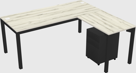 L-shaped desk