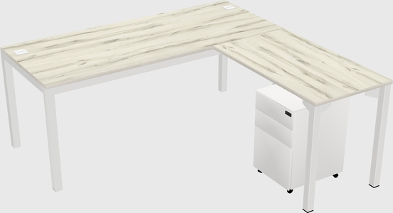 L-shaped desk