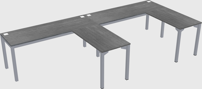 L-shaped desk