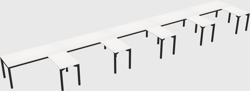 L-shaped desk
