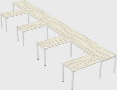 L-shaped desk