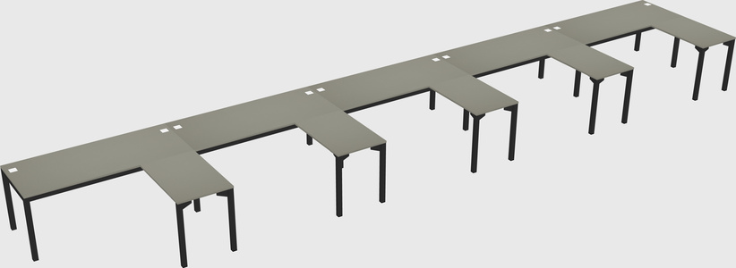 L-shaped desk
