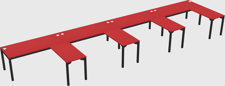 L-shaped desk