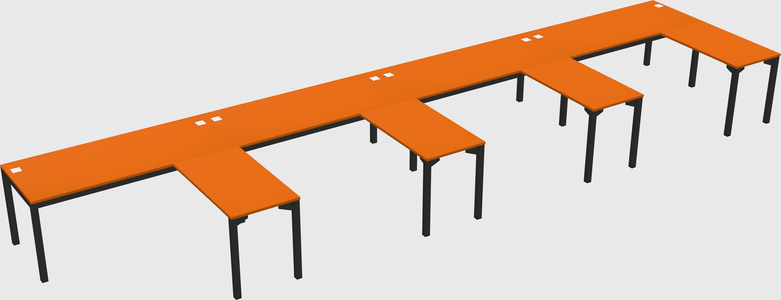 L-shaped desk