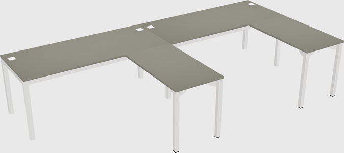 L-shaped desk