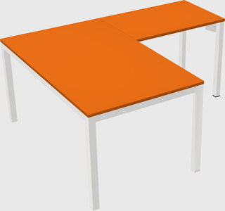 L-shaped desk