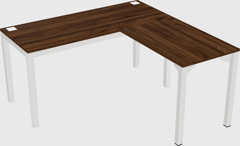 L-shaped desk