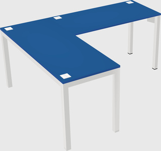 L-shaped desk