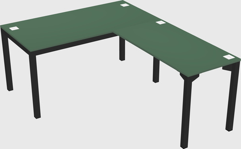 L-shaped desk