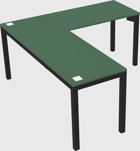 L-shaped desk